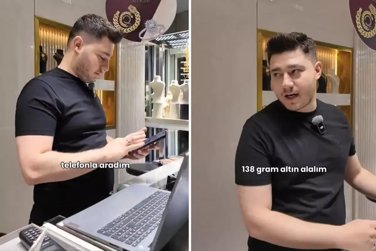 138 gram altın için telefonda pazarlık eden vatandaş, dükkana gelince büyük şaşkınlık yaşadı
