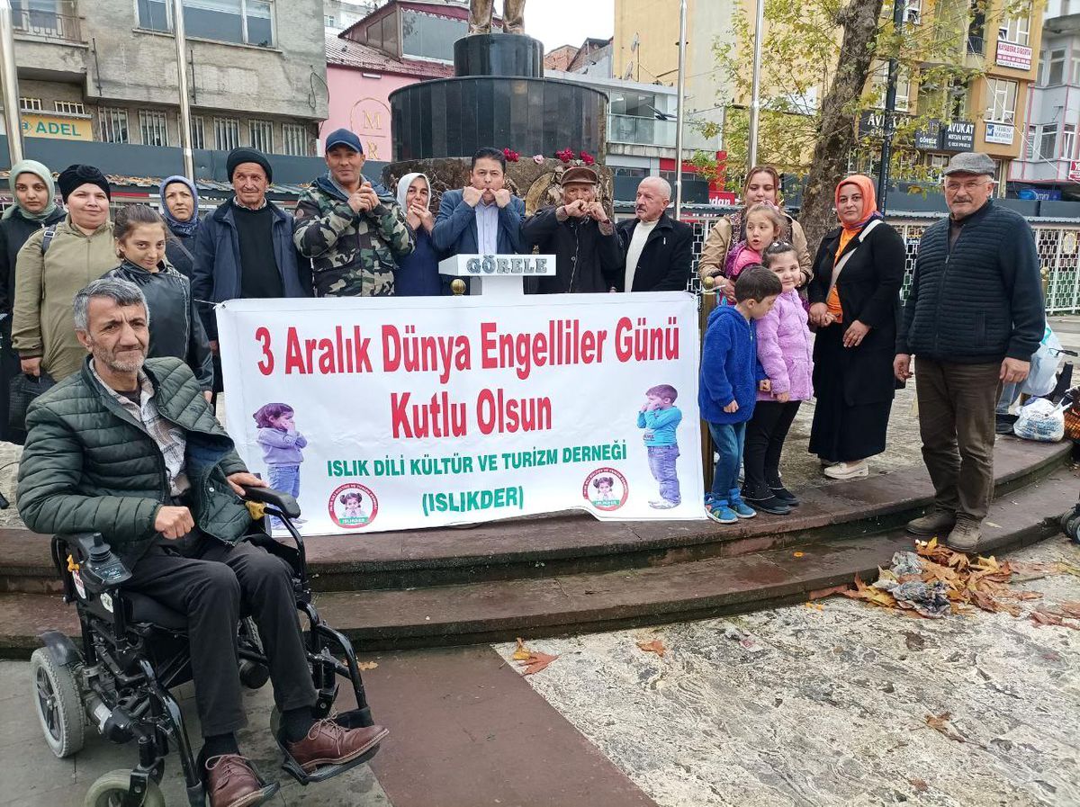 Kuşköy\'de Engelliler Günü ıslık diliyle kutlandı