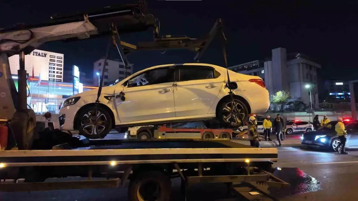 Otomobil Takla Attı, Sürücü Yaralandı