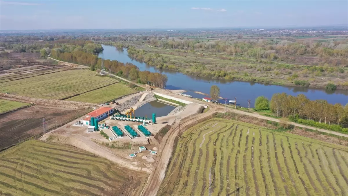 Edirne Meriç Sulama Projesi Hızla İlerliyor