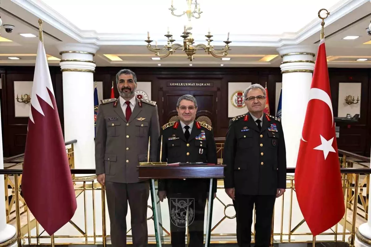 Genelkurmay Başkanı Bayraktaroğlu, Katar Komutanını Kabul Etti