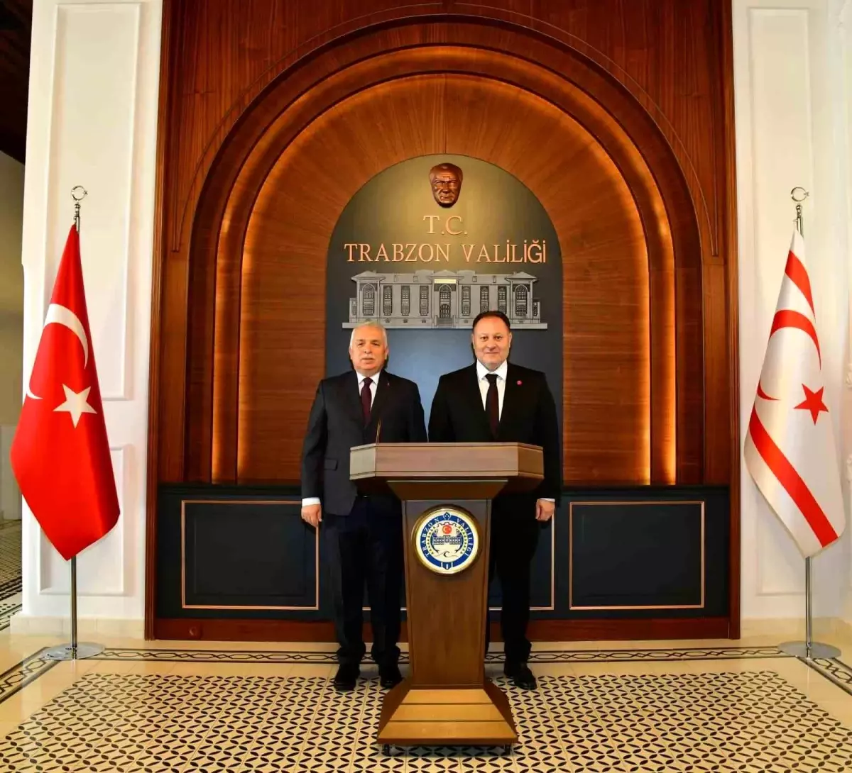 KKTC Meclis Başkanı Trabzon\'da