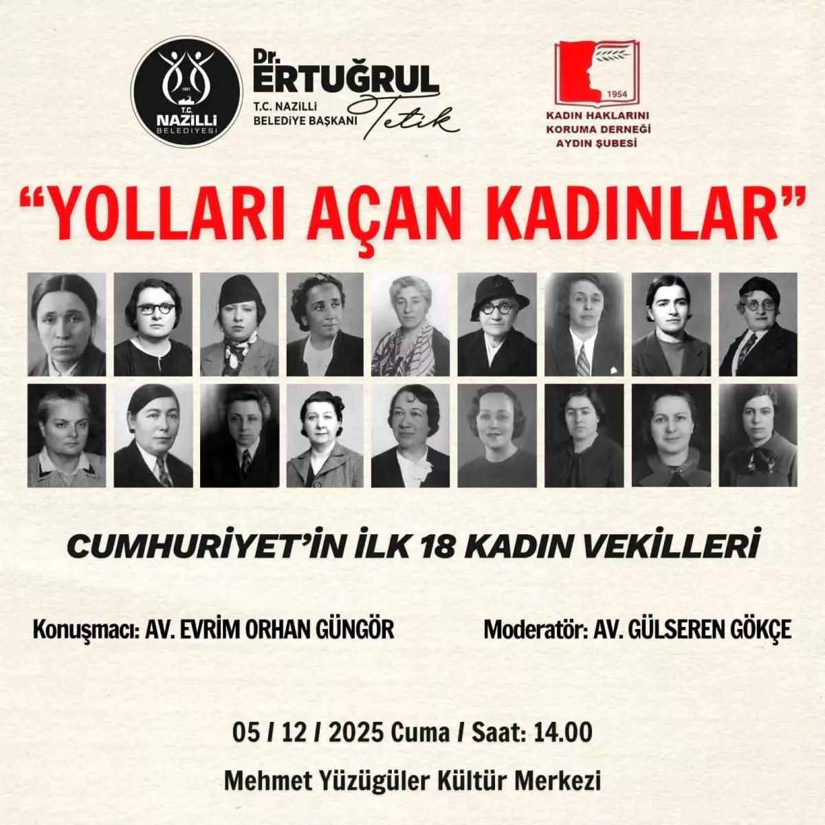 Nazilli\'de kadınların gücü konuşulacak