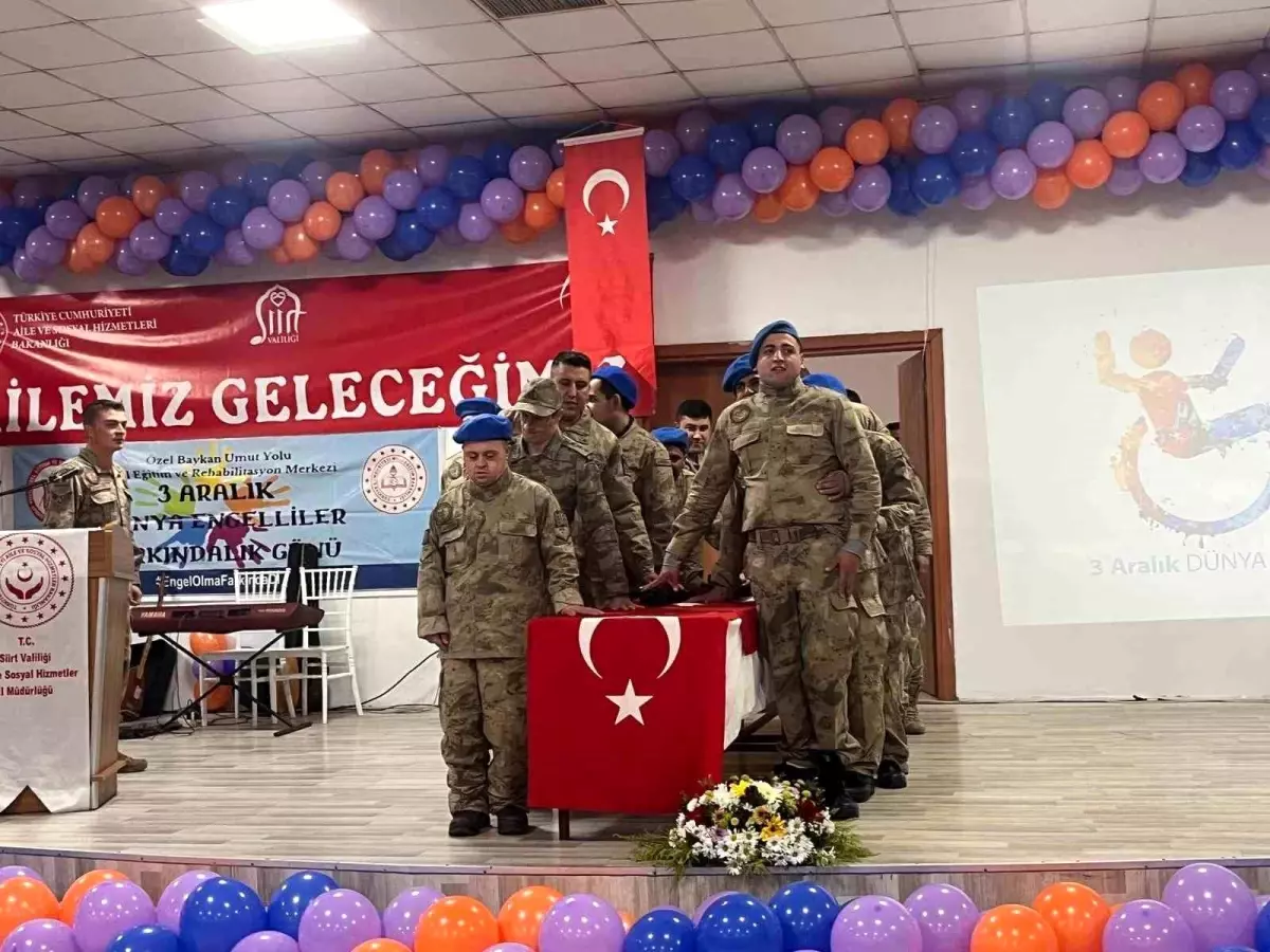 Siirt\'te Özel Bireyler Yemin Törenine Katıldı