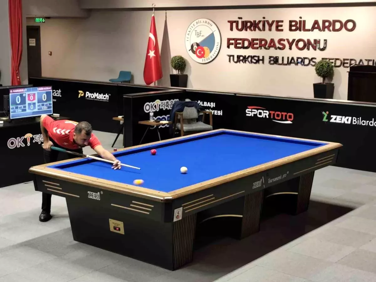Yenişehir Belediyesi bilardo takımı ilk tur müsabakalarını birinci sırada tamamladı