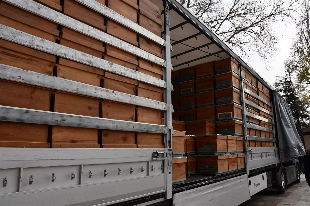 Bilecik\'te Arıcılara Kovan Dağıtımı