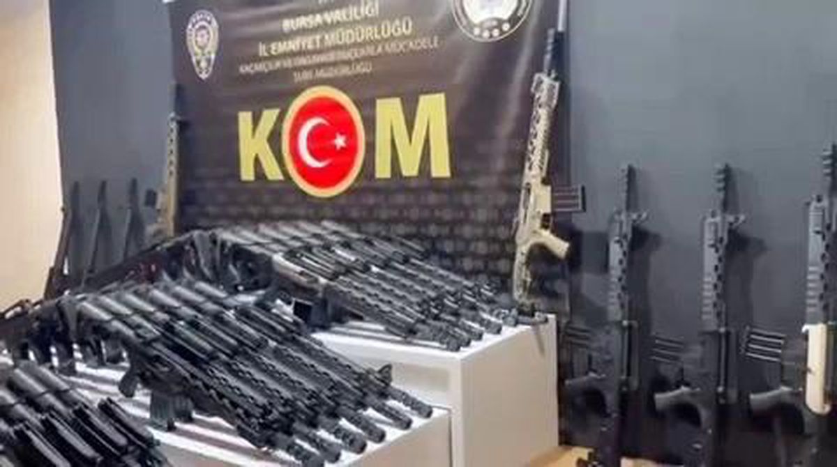 Bursa\'da Kaçak Silah Operasyonu