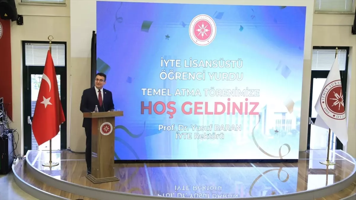 İYTE\'de Lisansüstü Yurt Temel Atma Töreni
