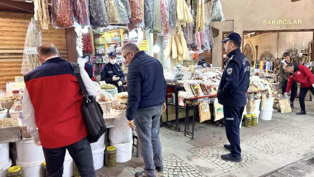 Kahramanmaraş Kapalı Çarşı\'da gıda denetimi yapıldı