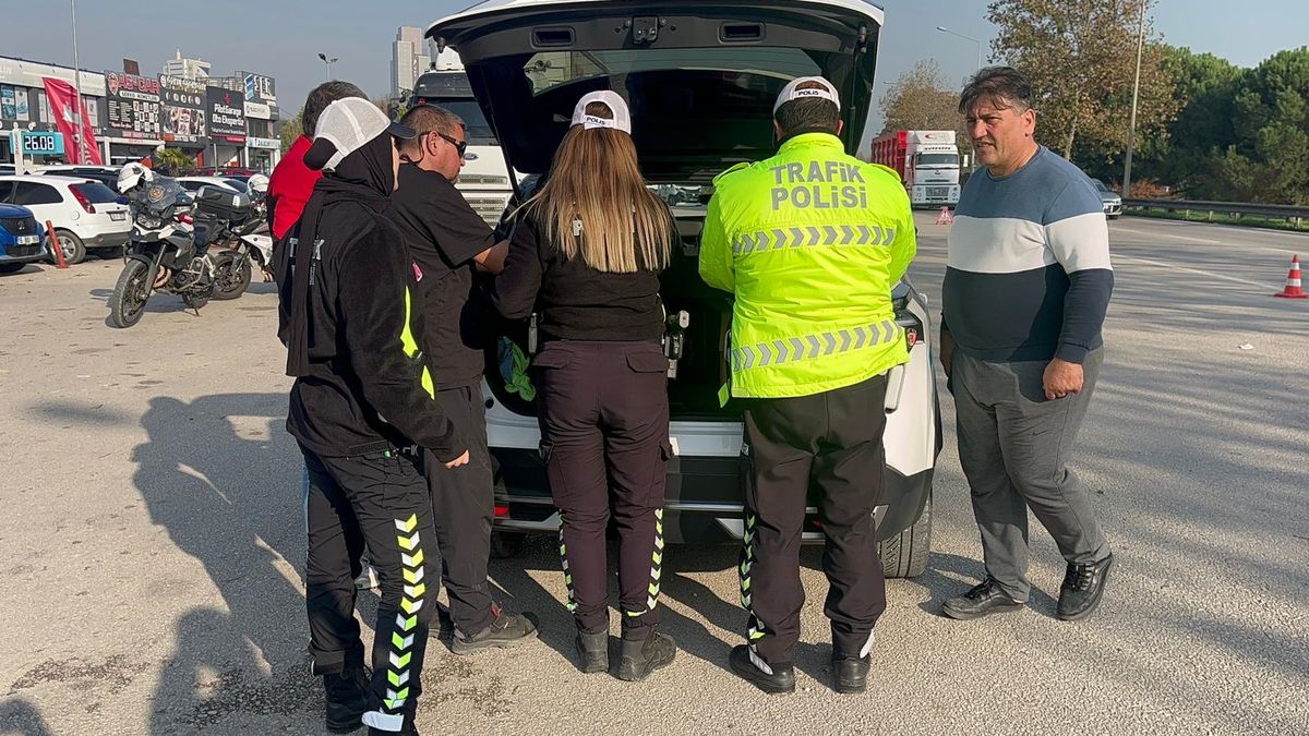 Bursa\'da Kış Lastiği Denetimi: 10 Araca Ceza