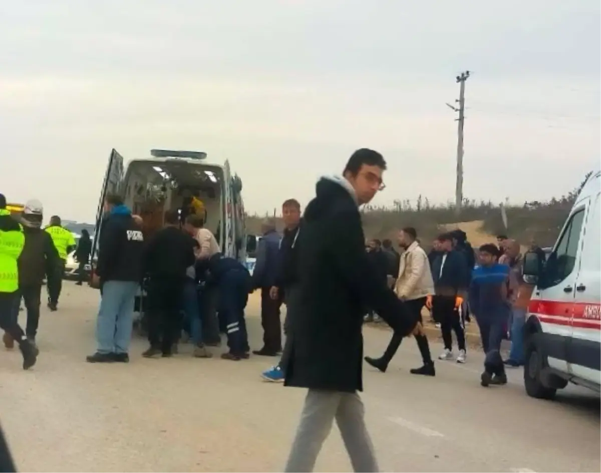 İnegöl\'de motosiklet kazası: 1 ölü, 1 yaralı