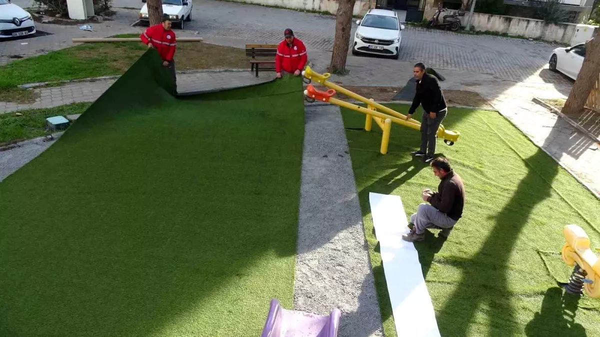 Söke Belediyesi\'nin parklarda yenileme atağı devam ediyor