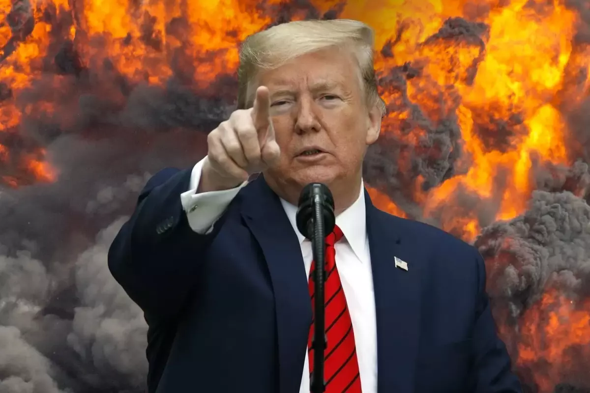 Trump\'tan yeni tehdit: Yakında karadan da saldırılara başlayacağız