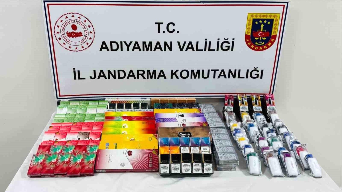 Adıyaman\'da Kaçak Sigara Operasyonu