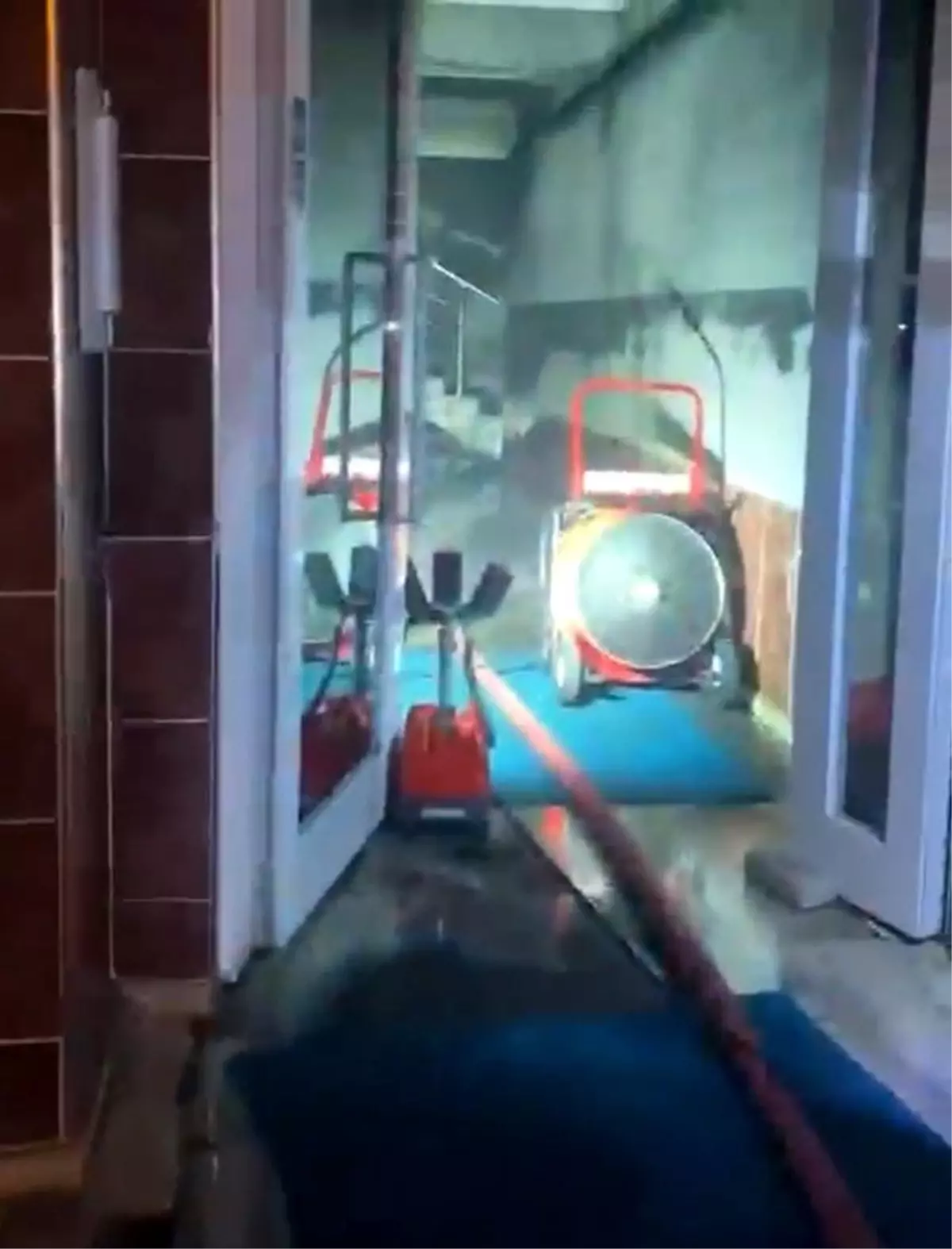 Düzce\'de Elektrik Panosu Yangını