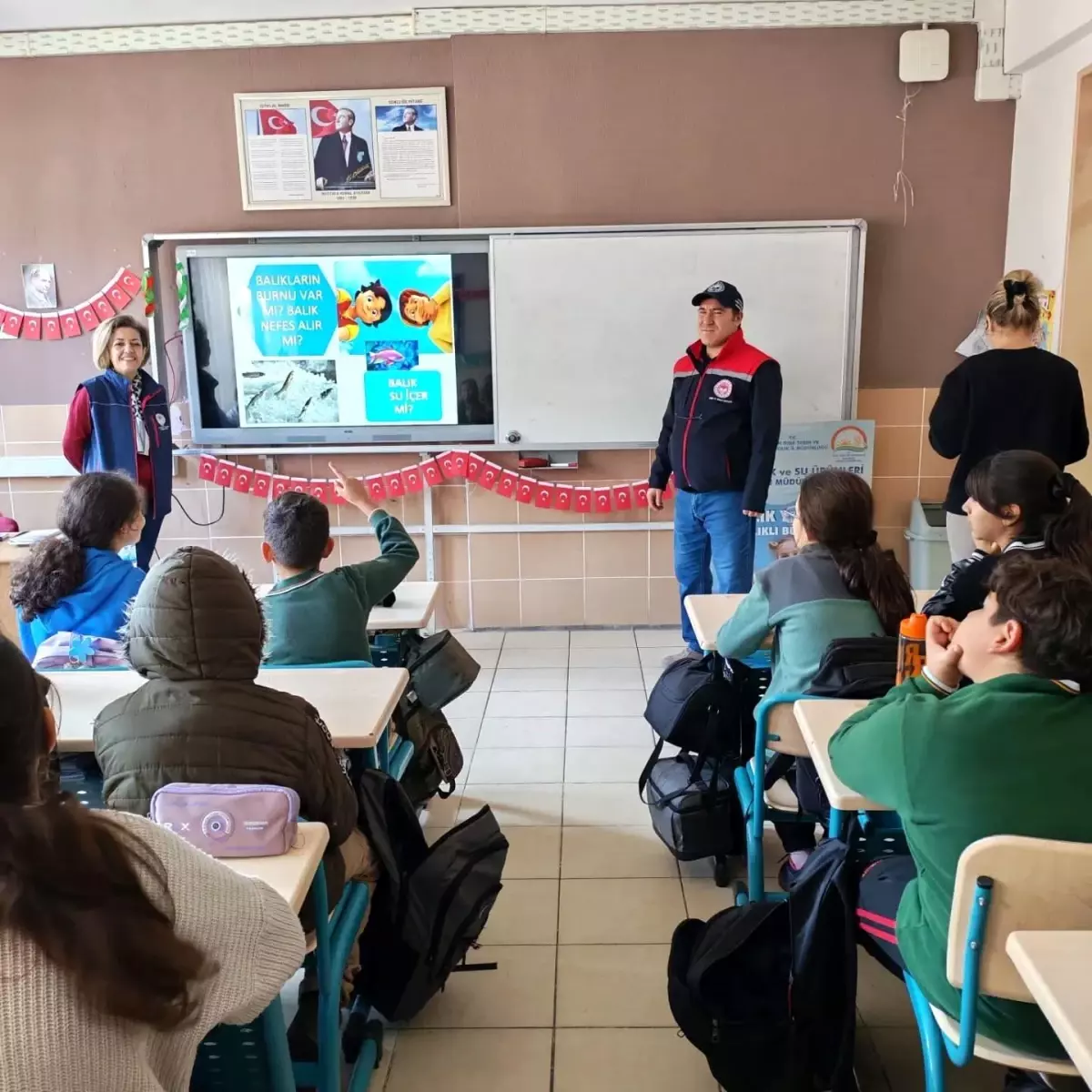 Öğrencilere Su Ürünleri Eğitimi