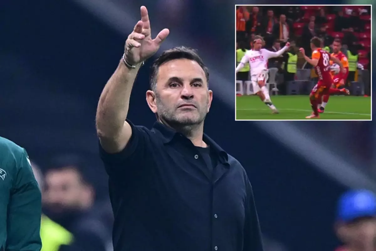 Okan Buruk, Samsunspor\'un penaltı beklediği pozisyonu yorumladı