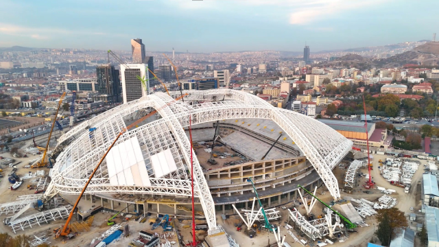 19 Mayıs Stadyumu'nun İnşaatı devam ediyor! Tamamlandığında dünya sıralamasına girecek 19 Mayıs Stadyumu'nun İnşaatı devam ediyor! Tamamlandığında dünya sıralamasına girecek