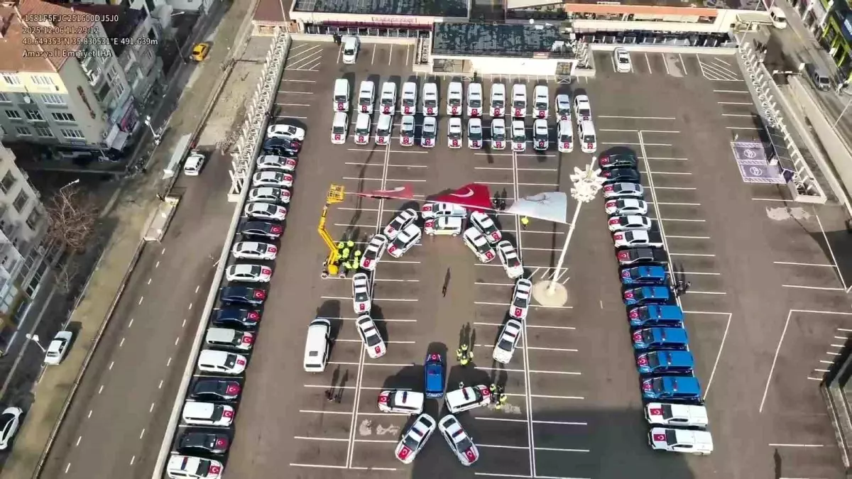 Amasya\'da emniyet ve jandarma teşkilatına 71 yeni araç