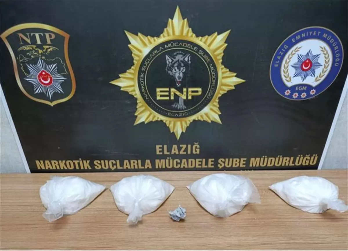Elazığ\'da Uyuşturucu Operasyonu: 4 Tutuklama