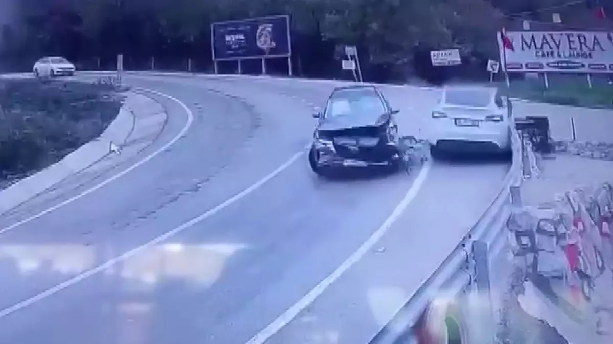 Uludağ Yolunda Sağanak Kazaları