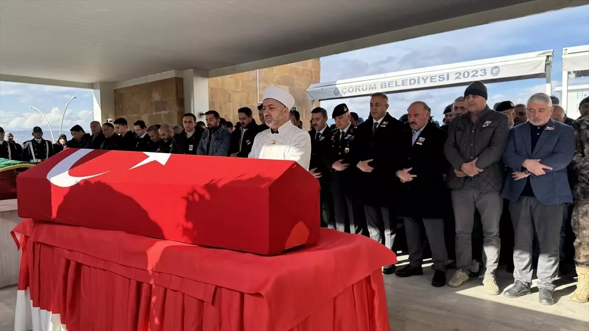 Üsteğmen Ali Kablan\'ın Cenazesi Çorum\'da
