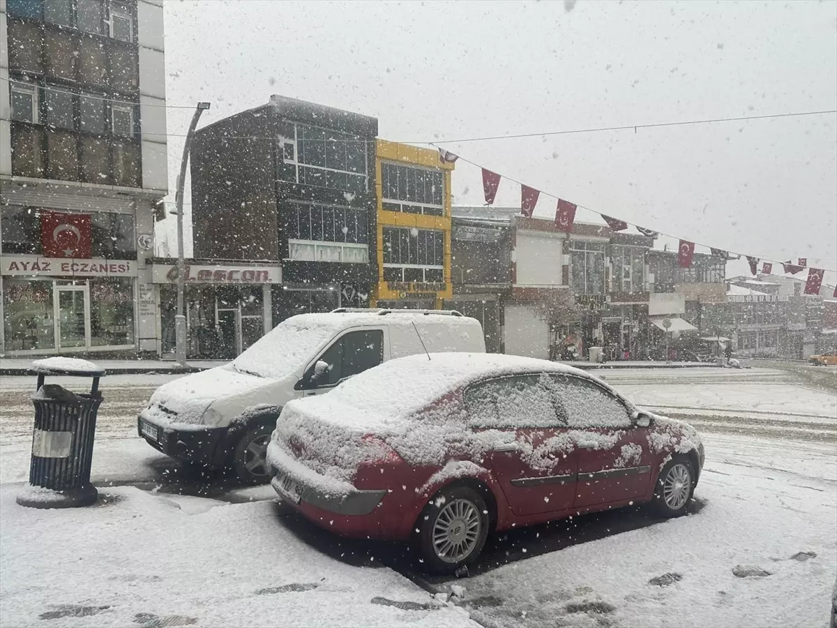 Başkale\'de Kar Yağışı Etkili Oldu