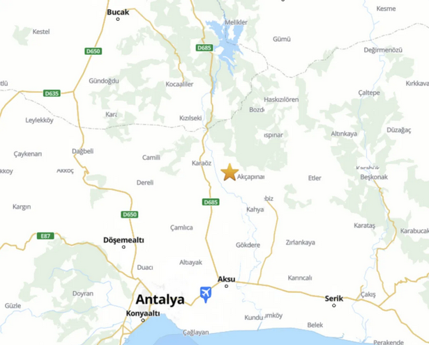 Antalya beşik gibi! Dün gecenin ardından korkutan bir deprem daha Antalya beşik gibi! Dün gecenin ardından korkutan bir deprem daha