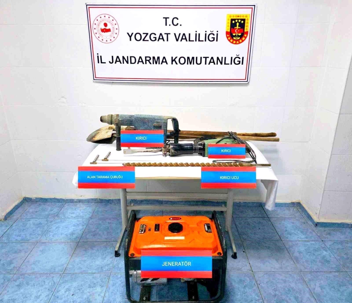 Yerköy\'de Kaçak Kazı Operasyonu