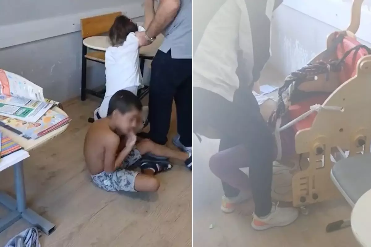 Otizmli öğrenciler okulda iple bağlandı, MEB hemen harekete geçti