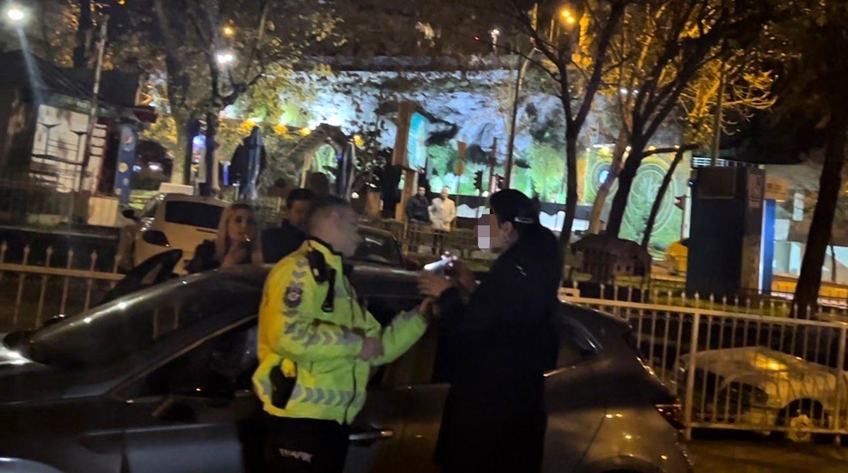 Alkol Testinde Sinir Krizi Geçiren Sürücü