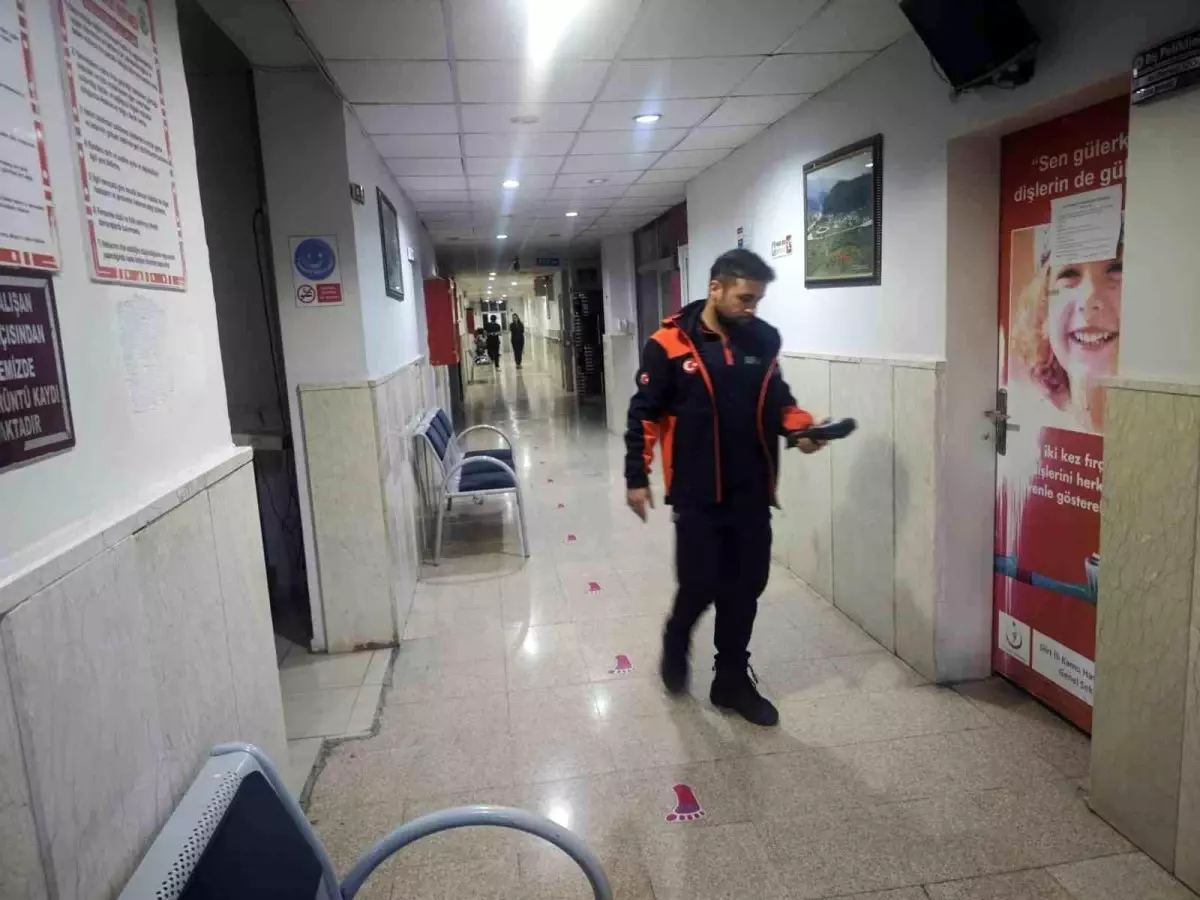 Siirt\'te Hastanede Karbonmonoksit Gazı Alarmı