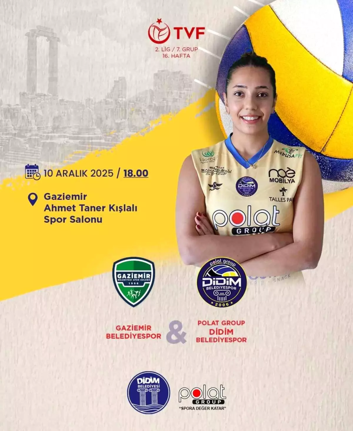 Didim Belediyespor yarın Gaziemir deplasmanına çıkacak