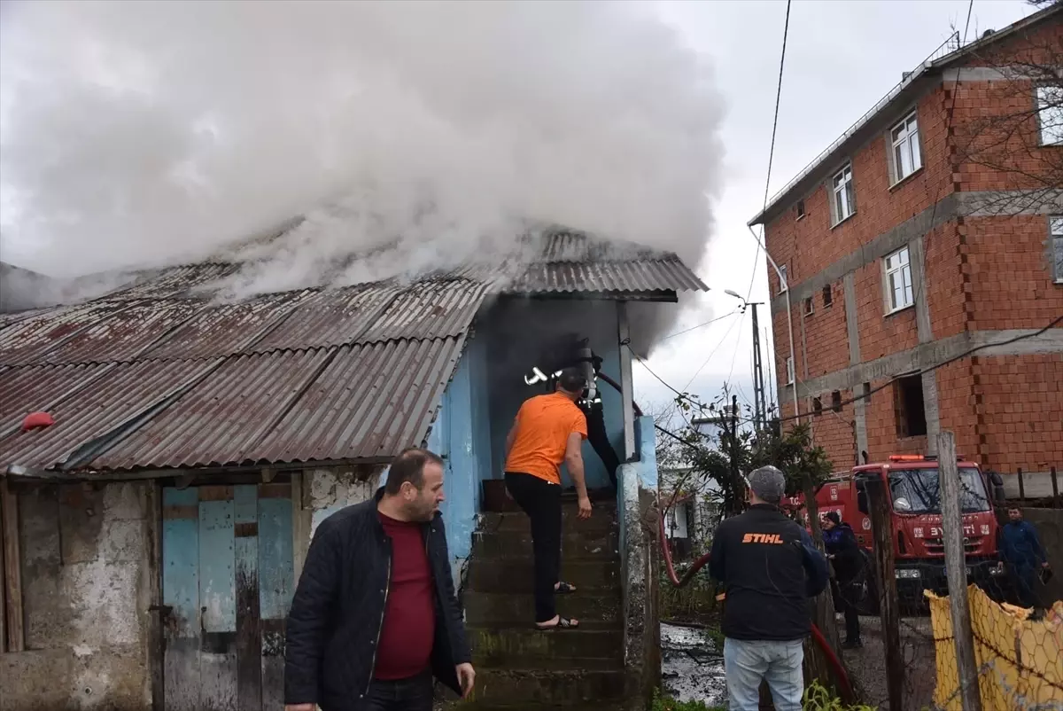 Giresun\'da Yangında 88 Yaşındaki Adam Hayatını Kaybetti