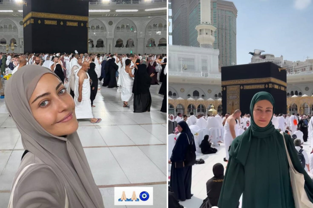 Tuğba Melis Türk Umre'den paylaştı! Başörtülü halini gören yoruma sarıldı