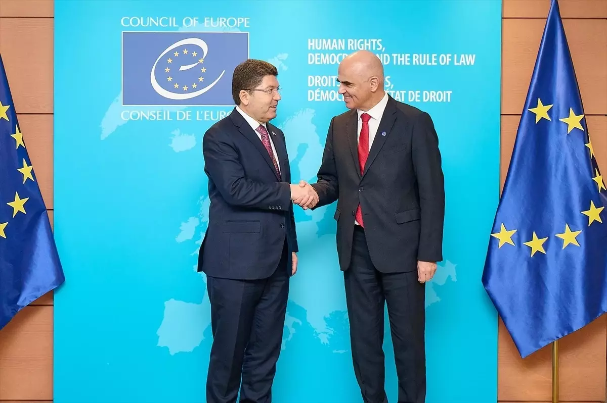 Bakan Yılmaz Tunç Avrupa Konseyi ile Görüştü