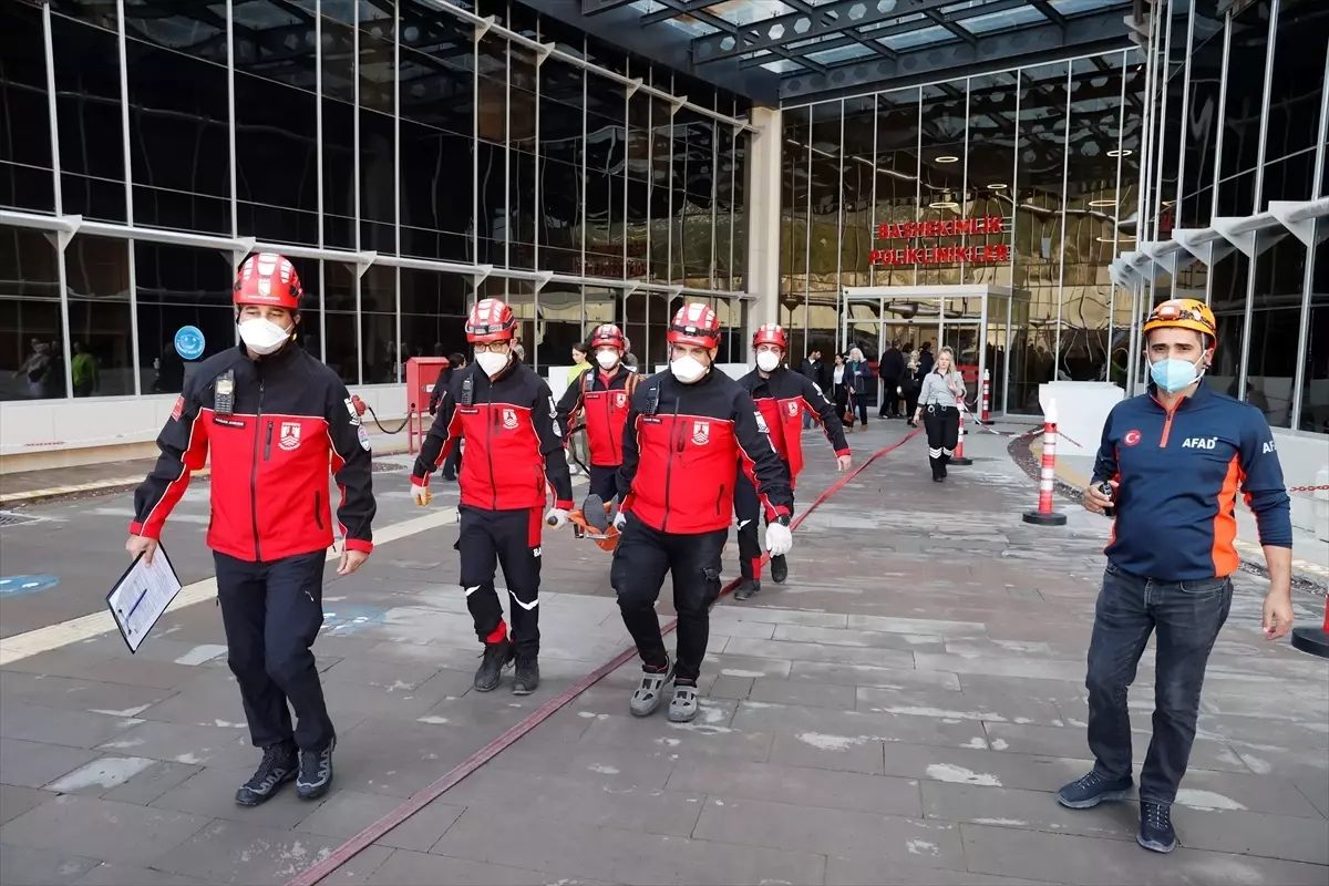 Bodrum\'da Afet Tatbikatı