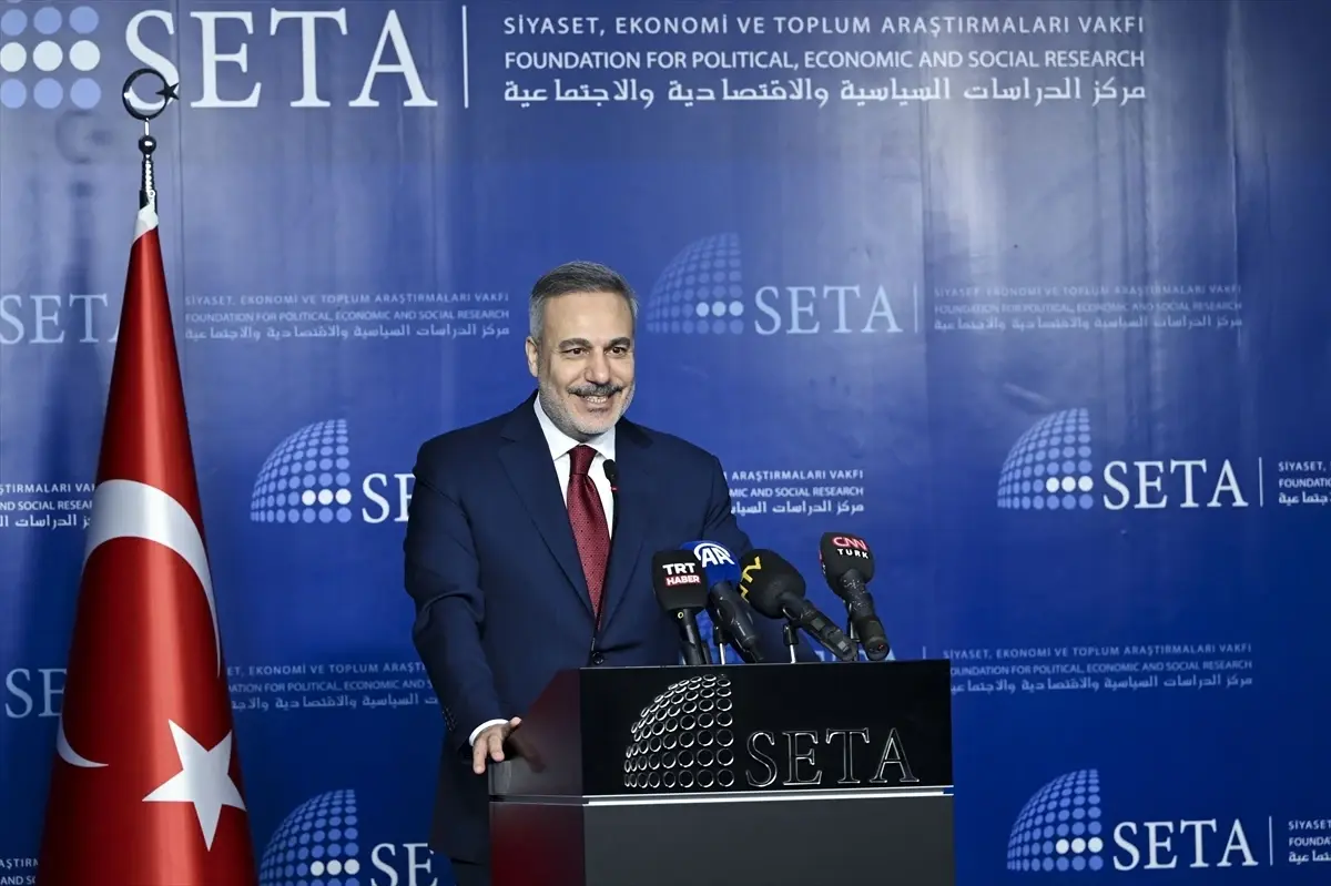 Dışişleri Bakanı Fidan, SETA tarafından düzenlenen panelin açılışında konuştu Açıklaması