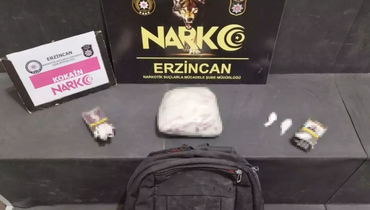 Erzincan\'da Kokain Operasyonu: 2 Tutuklama