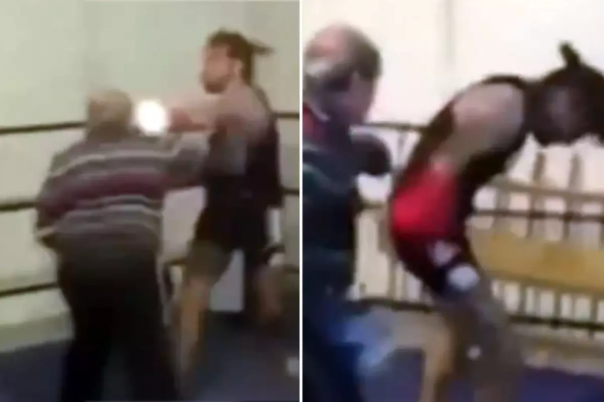 "Eskiden bende boksördüm" diyen yaşlı adamı tiye alan genç, hayatının şokunu yaşadı