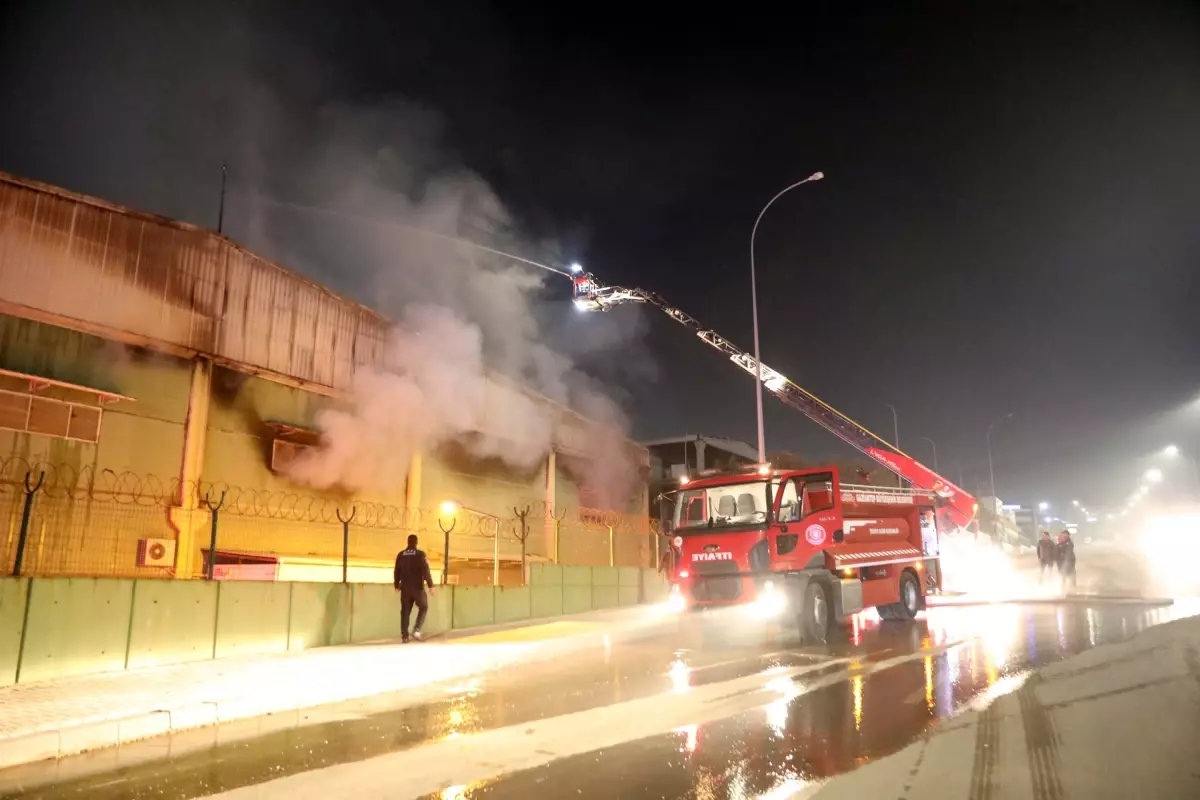 Gaziantep\'te Fabrikada Yangın