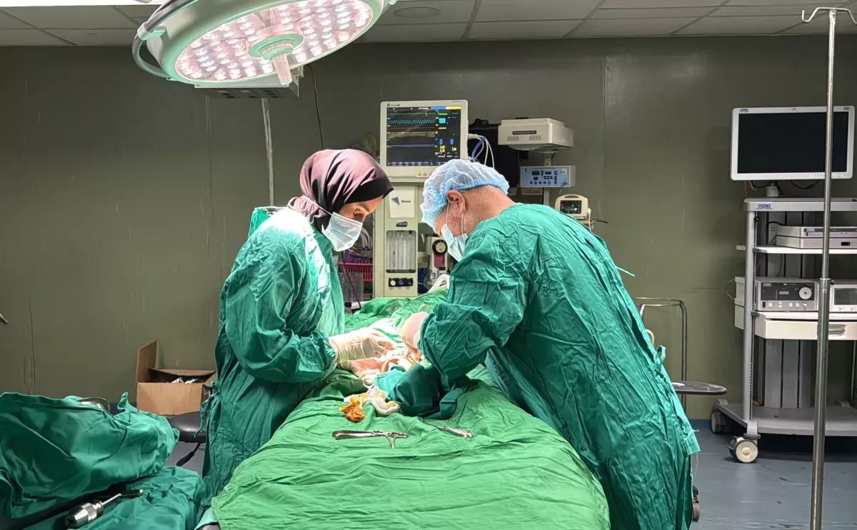 Hayrat Yardım Gazze\'de Ameliyatlar Gerçekleştiriyor