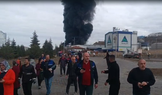 Kimya fabrikasında yangın! Patlama sesleri duyuluyor, dumanlar şehrin diğer ucundan görülüyor Kimya fabrikasında yangın! Patlama sesleri duyuluyor, dumanlar şehrin diğer ucundan görülüyor