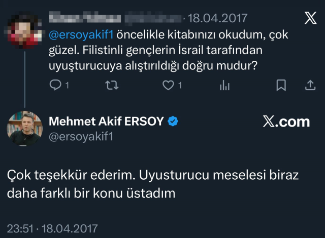 Mehmet Akif Ersoy'un uyuşturucuyla ilgili sözleri yeniden gündem oldu Mehmet Akif Ersoy'un uyuşturucuyla ilgili sözleri yeniden gündem oldu