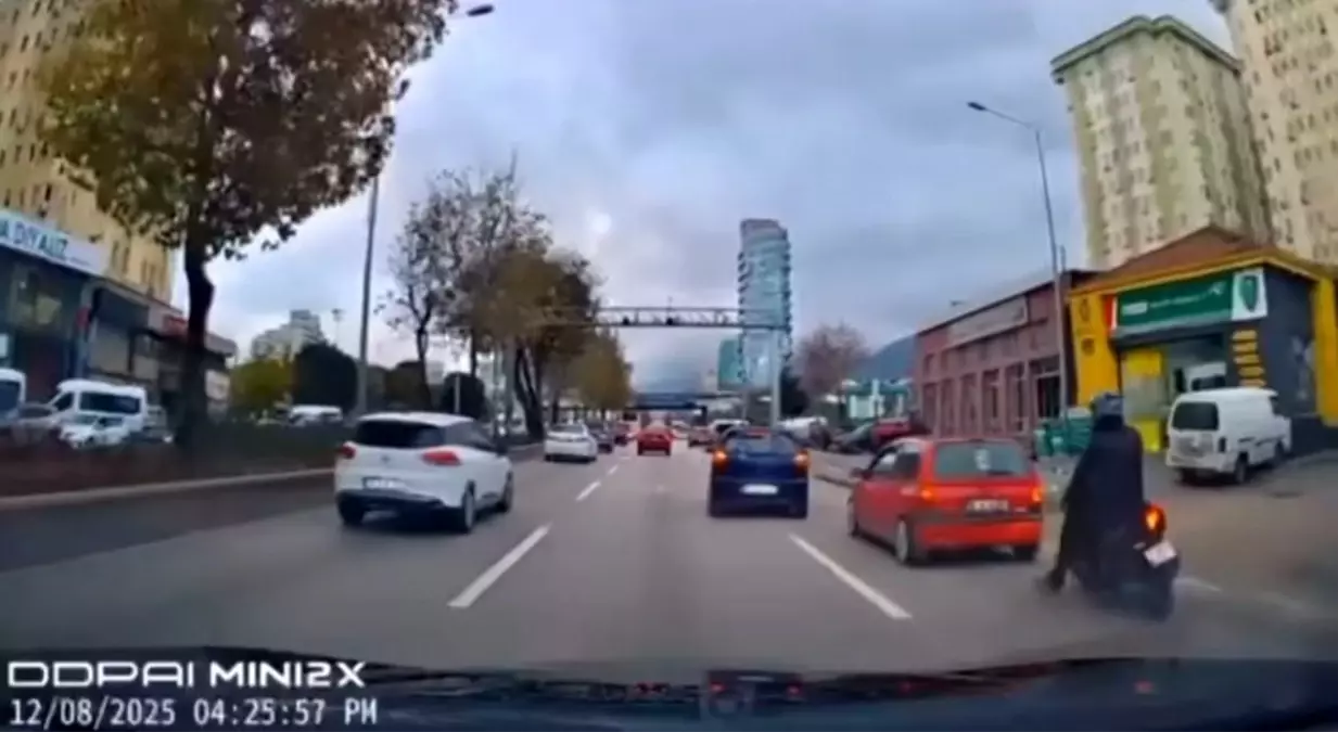 Bursa\'da Motosiklet Kazası