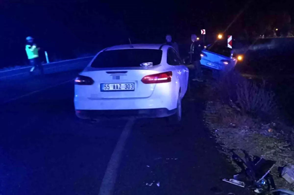 Havza\'da 3 Araçlık Kaza: 3 Yaralı