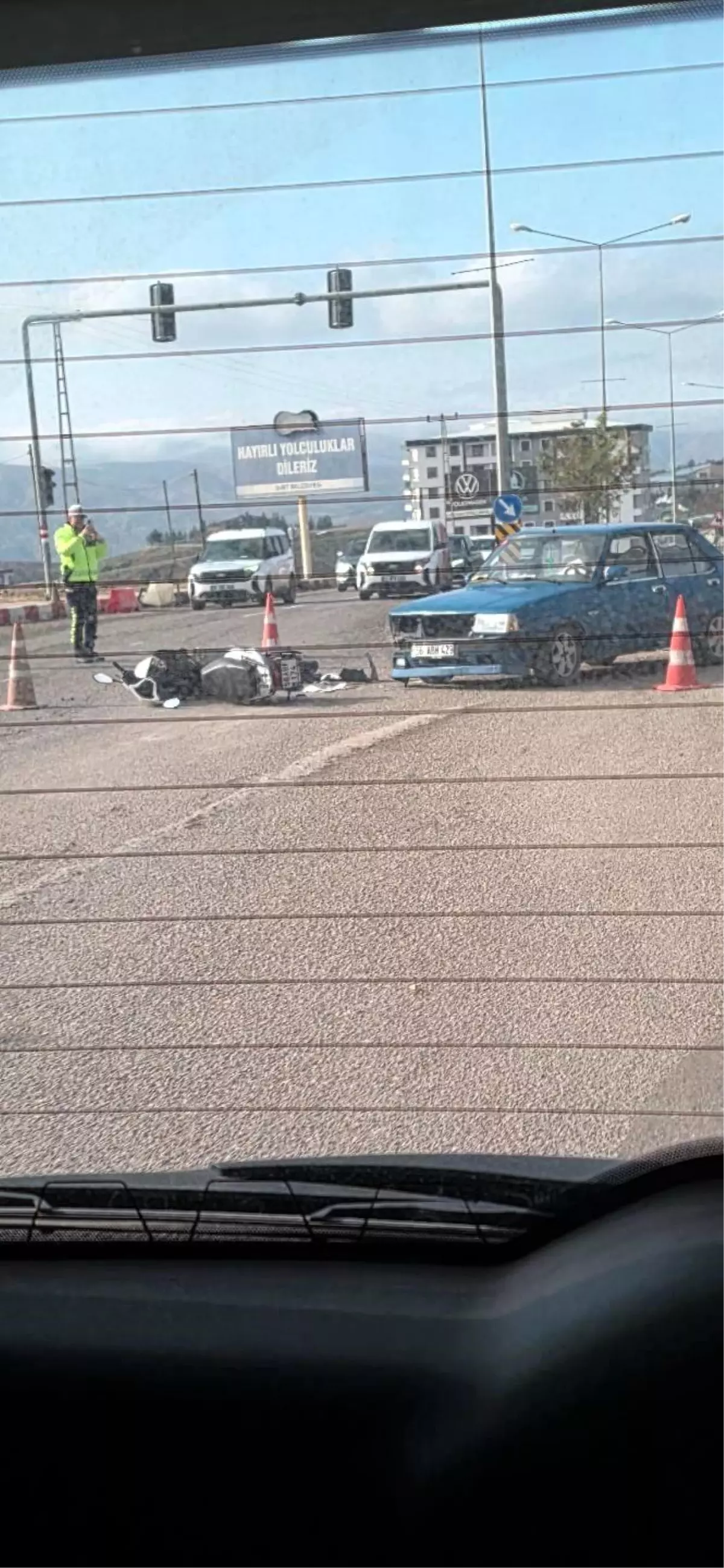 Siirt\'te Trafik Kazası: 1 Yaralı