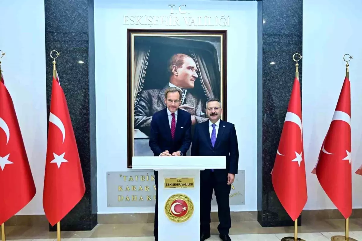 Belçika Büyükelçisi Eskişehir\'de