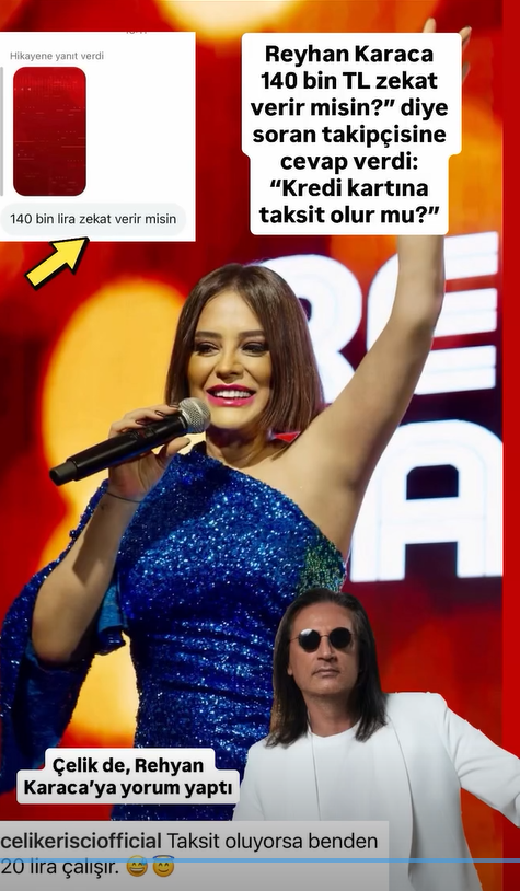 '140 binlik zekat' sorusu Reyhan Karaca'yı çileden çıkardı! Çelik dayanamadı