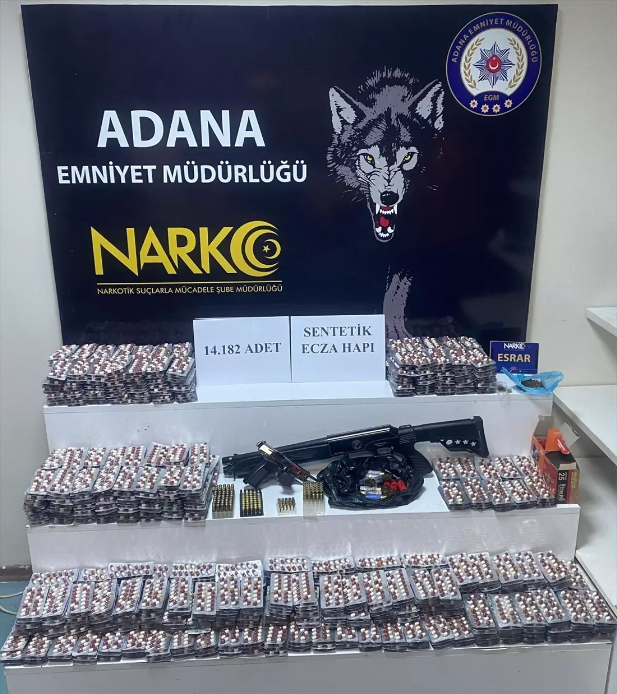 Adana\'da Uyuşturucu ve Silah Operasyonu